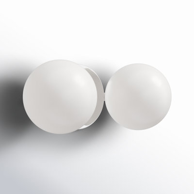 Samson 2 Light Frosted Vanity Light