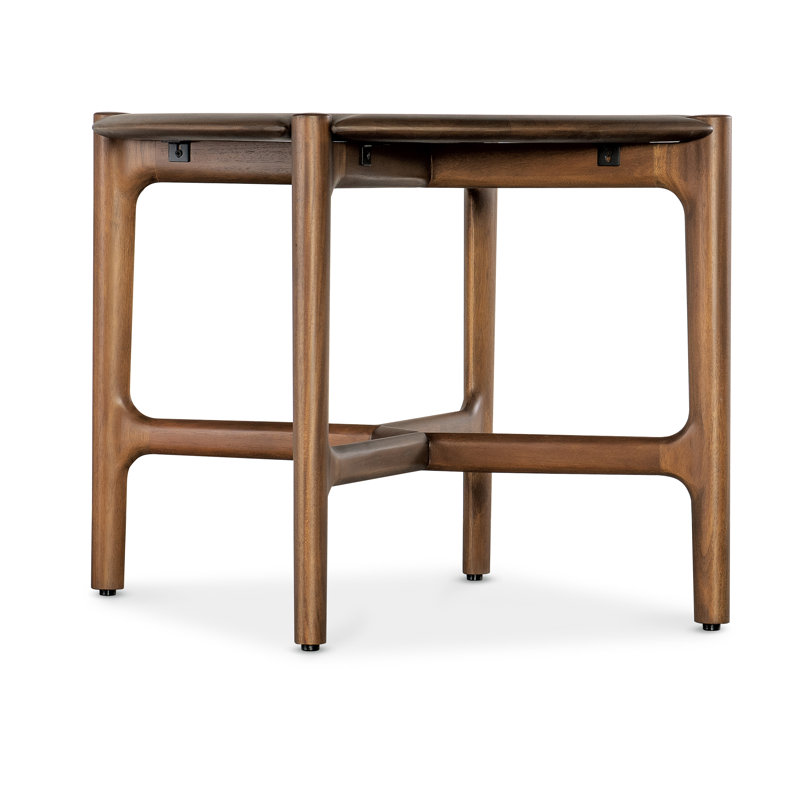 Harlow Solid Wood End Table, Chestnut