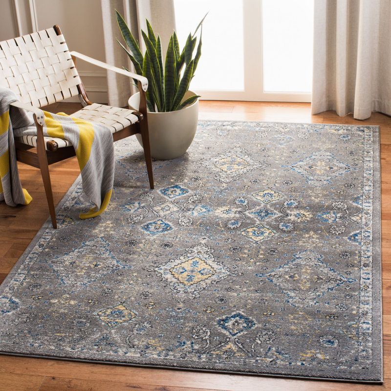 Minonk Performance Geometric Rug, Rectangle 6'7" x 9'