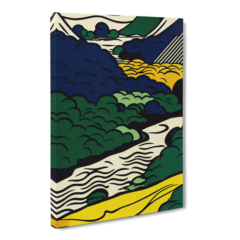 Babbling Brook Stream Pop - Wrapped Canvas, 50cm H x 35cm W x 3cm D