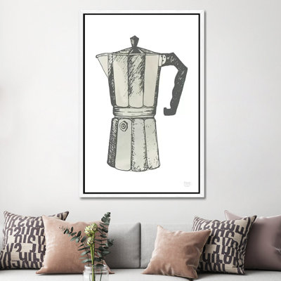 Espresso Coffee Maker - Print on Canvas