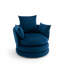 Upholstered Swivel Barrel Chair-1729032296