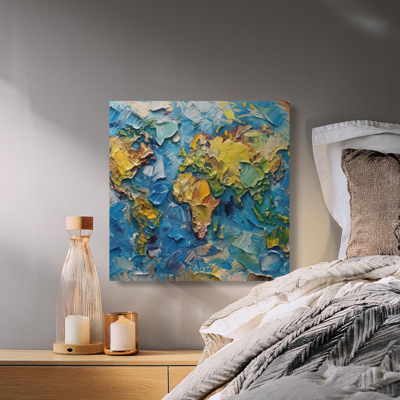1 Piece Wrapped Canvas Wall Art Set, 40.64cm H x 40.64cm W