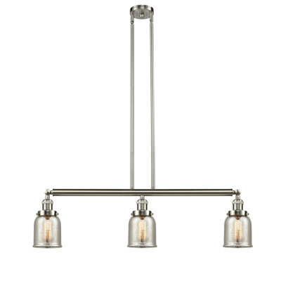 Bell - 3 Light 38" Stem Hung Island Light