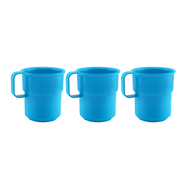Tasse à café incassable, Bleu, 3