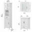 Ensemble de meuble-lavabo double 24 "avec miroir Edion-1844564397