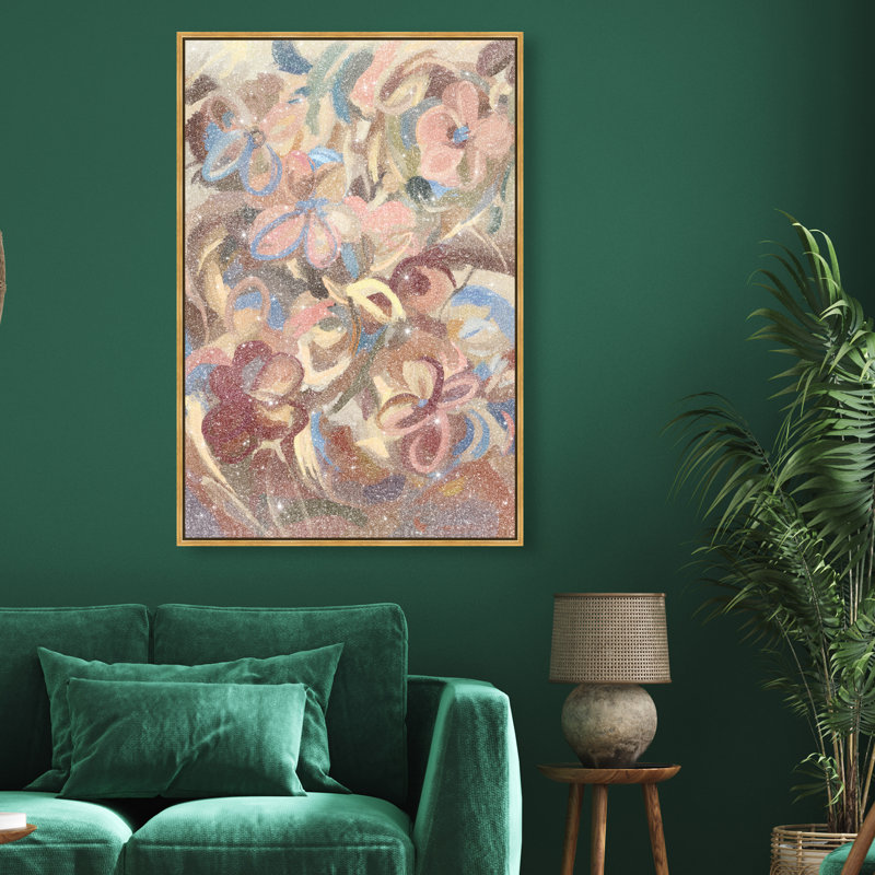 Moving Eden Print by Oliver Gal, 16"H x 11"W, Gold Floater Frame