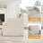 Upholstered Armchair With Casters