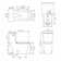 Logmey 1.28 Gallons GPF Elongated Chair Height Floor Mounted One Piece Toilets (Seat Included)