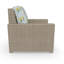 Chaise d'extérieur Henri avec coussins Sunbrella-1288751352