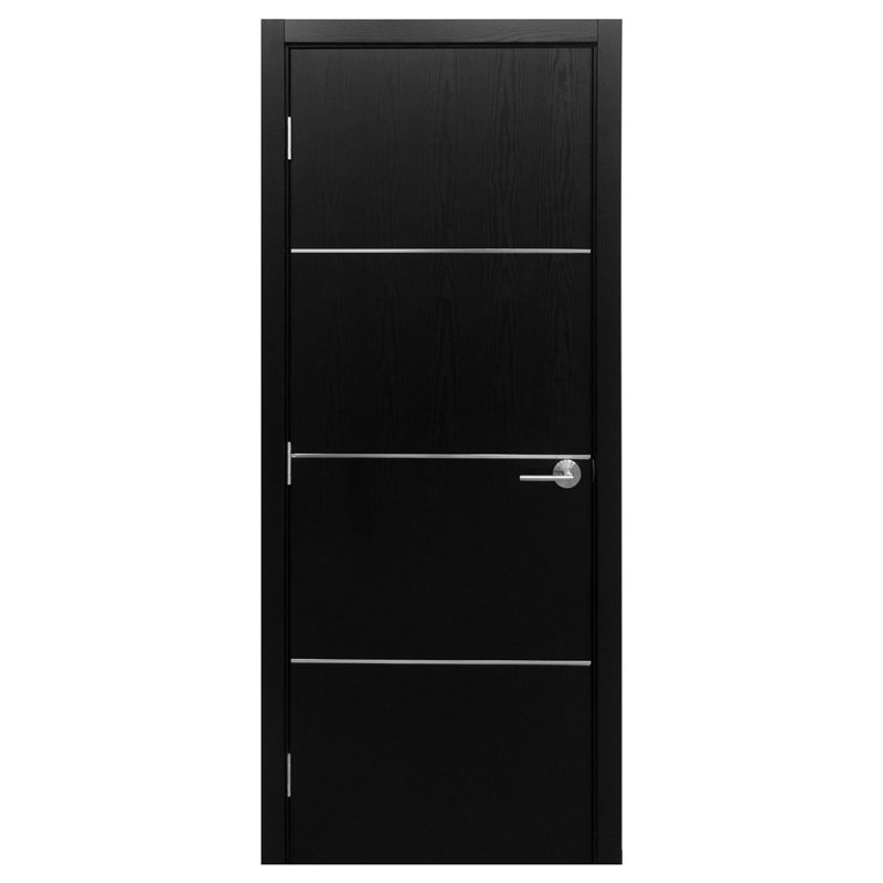 Porte intérieure simple HG-008, 18 po x 80 po, S'ouvre à gauche vers l'intérieur