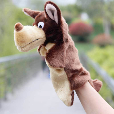 Marionnette en peluche Marionnette pour petits animaux Marionnettes douces, convenant aux contes pour enfants