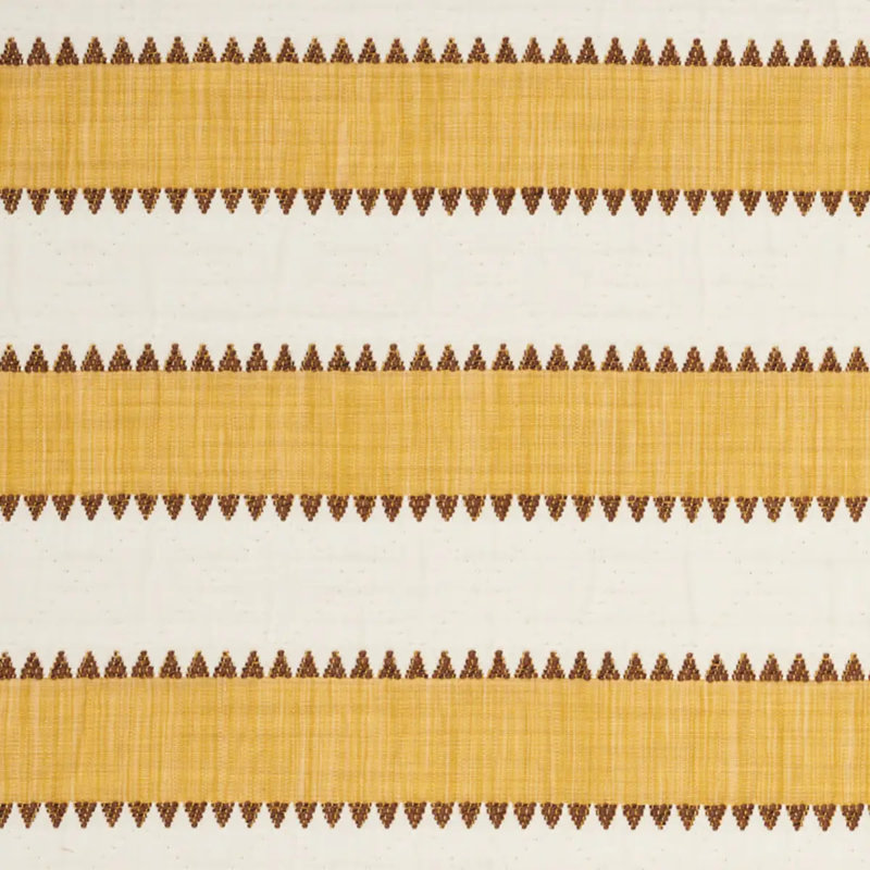 Isolde Stripe Matelassé Fabric, Yellow