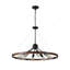 Lustre rustique industriel 32 "