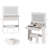 Descriptive & Feature-Rich: 31" Compact LED Makeup Vanity Set With Cushioned Stool – Extra Large Mirror With Touch Switch, 3 Color Modes, And Ample Storage For Small Spaces
