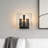 6.3Inch Armed Glass Wall Sconce