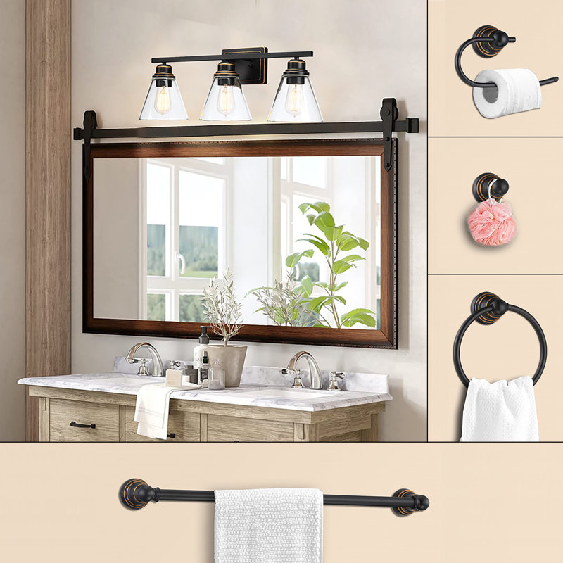 Siegert 3 - Light Dimmable Vanity Light, Bronze