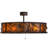 Rustic Lodge 8 - Light Steel Dimmable Drum Chandelier-72920979