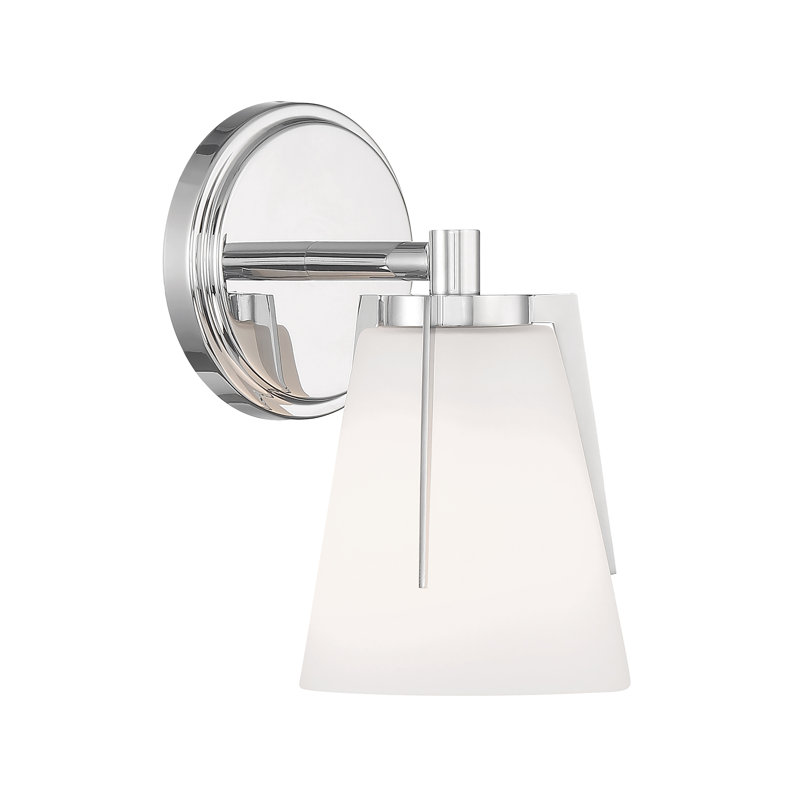 Allure 9'' High 1-Light Sconce - Chrome, Chrome