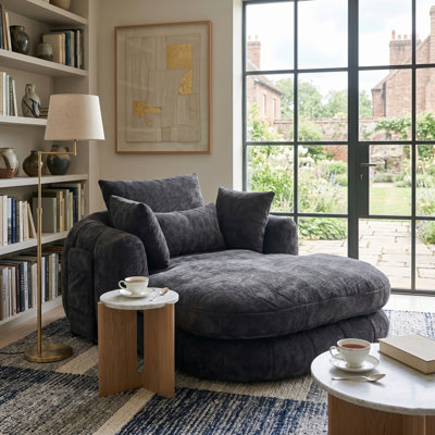 1 Seater Cotton Blend Sofa