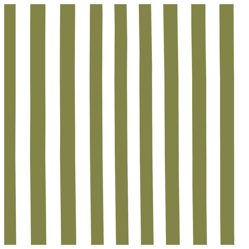 Vertical Olive Stripes Duvet Covers, Très grand lit
