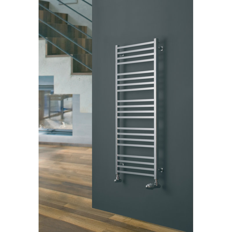 Angie Straight Towel Rail Heated Towel Rails, 74cm H x 50cm W x 8.5cm D