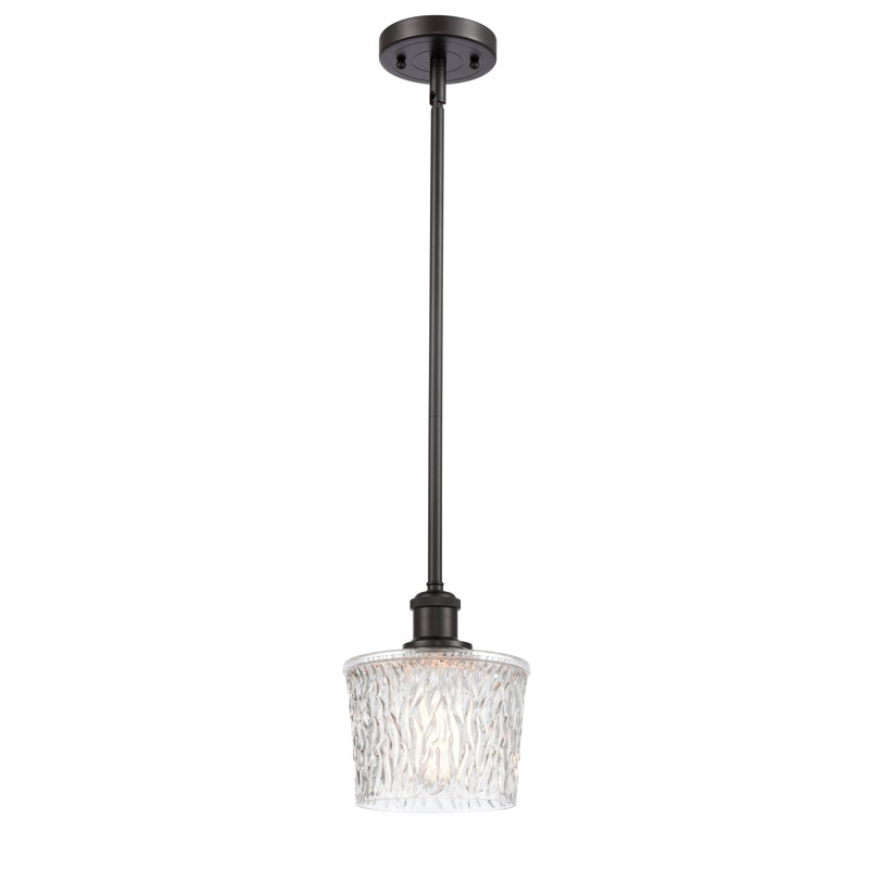 Luminaire suspendu 1 lumière Camire, Bronze huilé, H 11,25 po, Ampoule non incluse