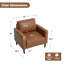 Fauteuil d'appoint 37 po en chenille-1123160535