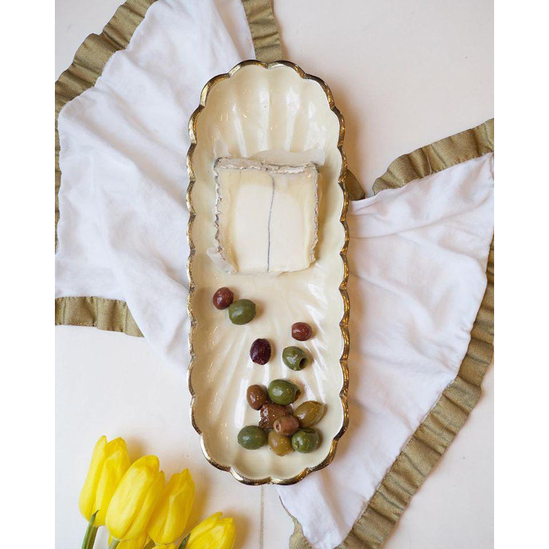 Lacquer Decorative Tray, Kiwi