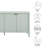 Emmeline 66" 4-Door Scalloped Sideboard Cabinet-106714566