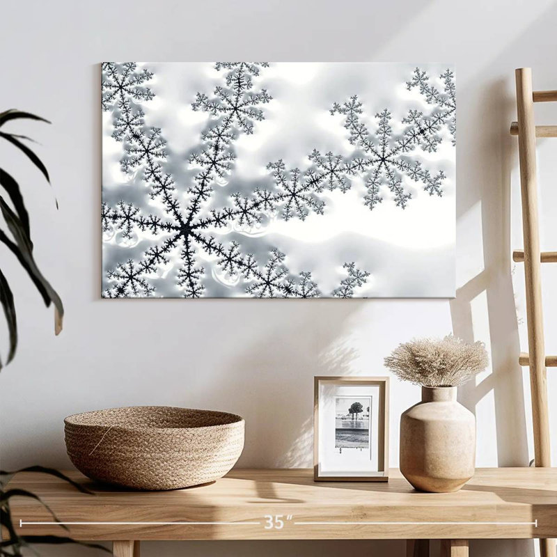Fractales de flocon de neige Alvord, H 16 po x l 24 po