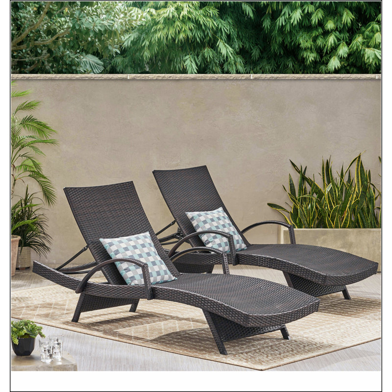 Fauteuil en osier avec accoudoirs Salem