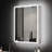LED Recessed or Surface Frameless Medicine Cabinet with Mirror and Defogger, Magnifying Mirror, Adjustable Shelves, USB & Outlet-2147133961-2147133960