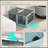 3 Stackable Storage Bins W/ Lids, Wheels, Collapsible, 18 Gal, Blue-1374641752