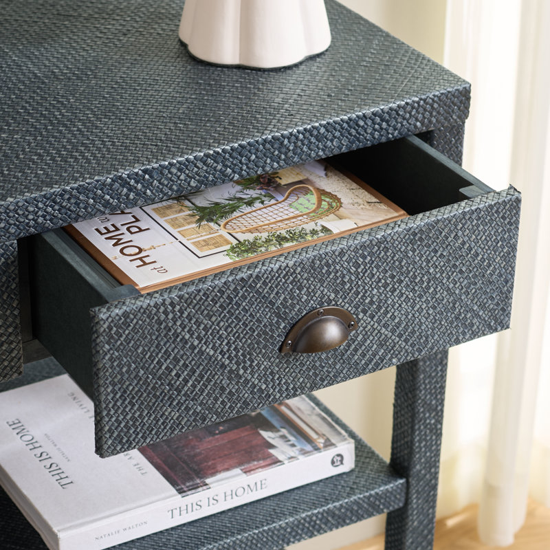 Maro 31" Console Table, Navy Blue