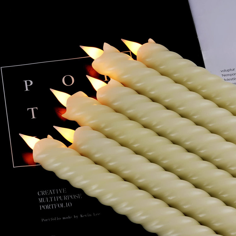 Unscented Flameless Taper Candle