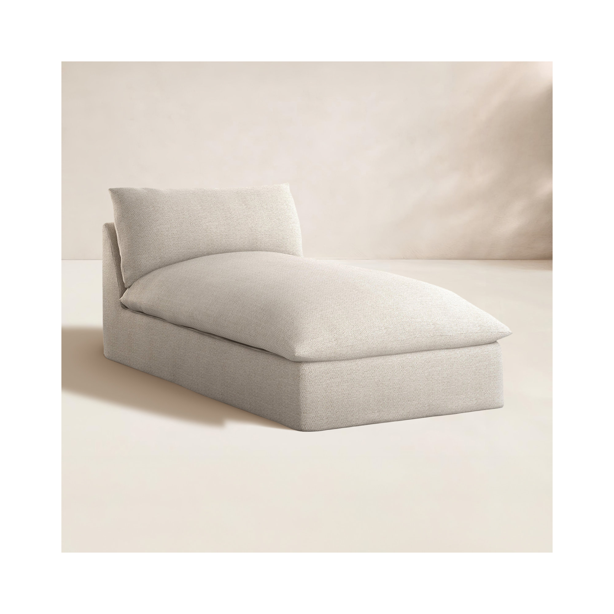 Argent 37'' Outdoor Chaise Lounge, Faye Sand
