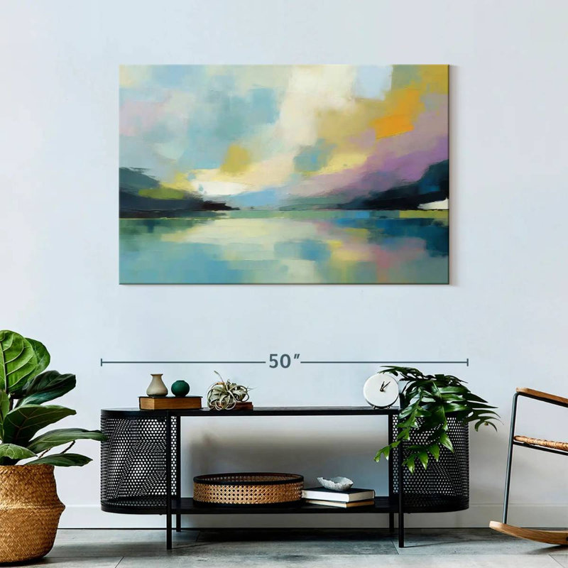 Paysage abstrait Avery, H 30 po x l 45 po