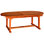 Chelsea Oval Teak Outdoor Extension Table 80"-115"