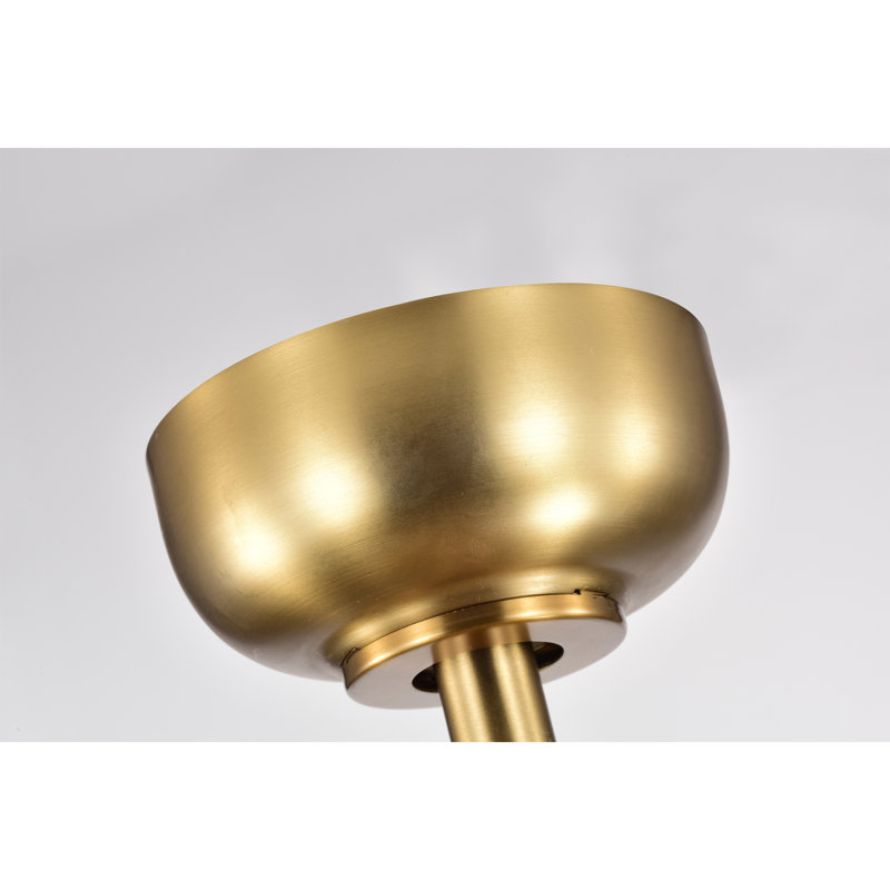 Donaldson 52'' Ceiling Fan with Light Kit, Brass