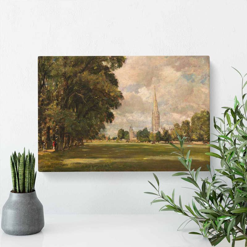 Salisbury Cathedral Vol.3 by John Constable - Wrapped Canvas, 50cm H x 76cm W x 3cm D