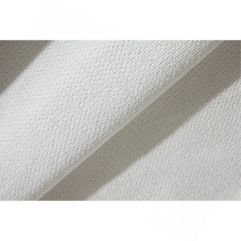 Grand lit tapissier Harper, Blanc, crème, King