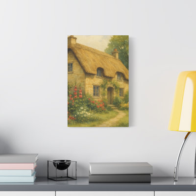 Aaroon Single Picture Frame Print on Canvas