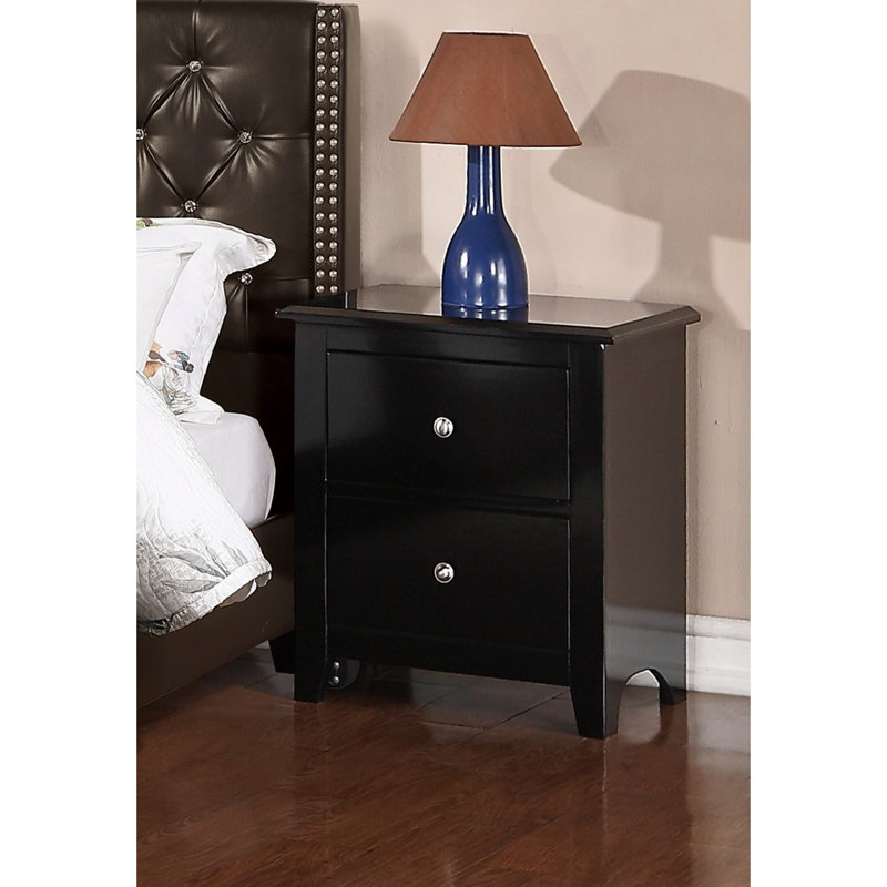 Alvesta 2 - Drawer Nightstand, Black