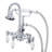 3 Handle Deck Clawfoot Tub Faucet-19139486-19139484