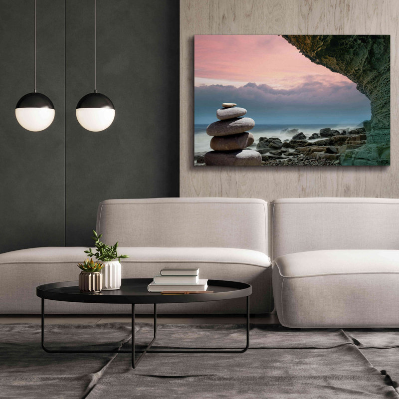 «Feng Shui» par Epic Portfolio, estampe numérique sur toile, H 40 po x l 60 po x P 1,5 po