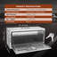 Boîte en aluminium pour camion, 36 po, 14 po, 16 po, serrure et clés, imperméable, convient aux remorques en aluminium robuste pour outils diamantés, loquet à poignée en T, maintient les articles en sécurité