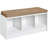 Cubeicals 3-Cube Storage Bench, White-2070599237