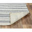 Tapis d'intérieur gris / blanc à rayures Alek-1566633168