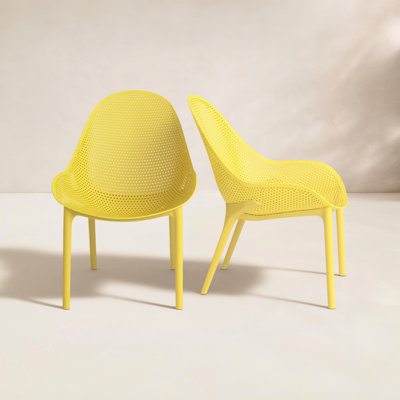 Farrah Outdoor Armless Lounge Chair